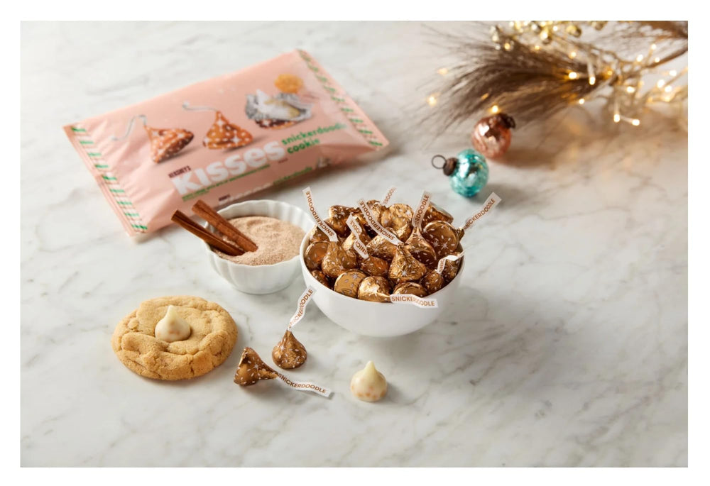 Hershey's Snickerdoodle Kisses for cookie platter, adding a seasonal crunch to desserts.