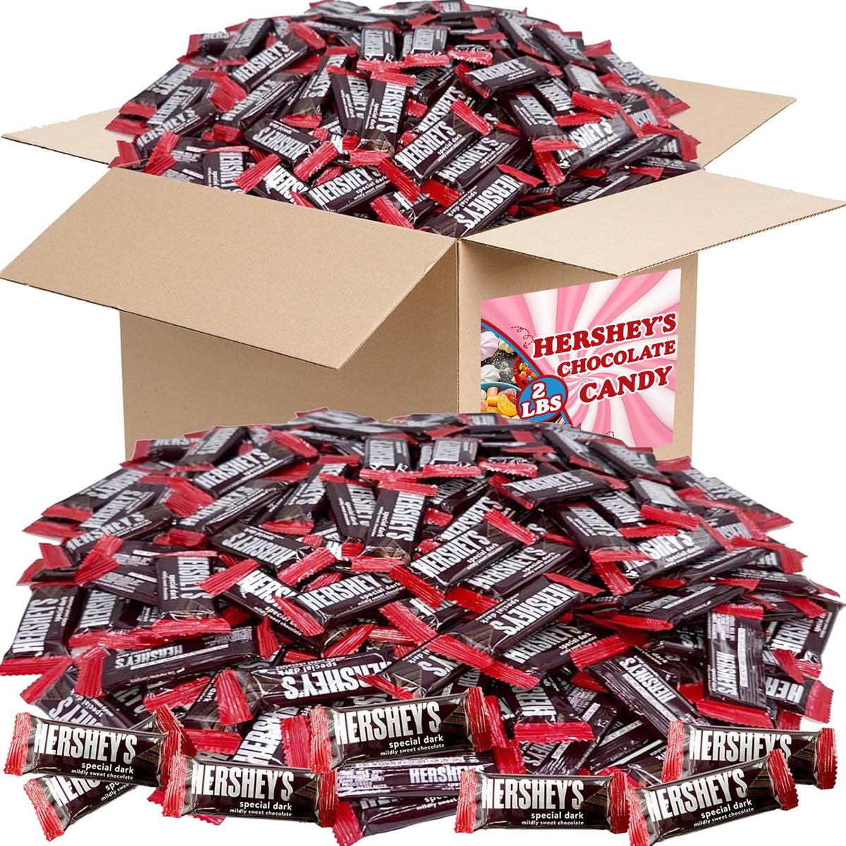Hershey's Special Dark mini bars bulk pack ideal for party bowls and sharing
