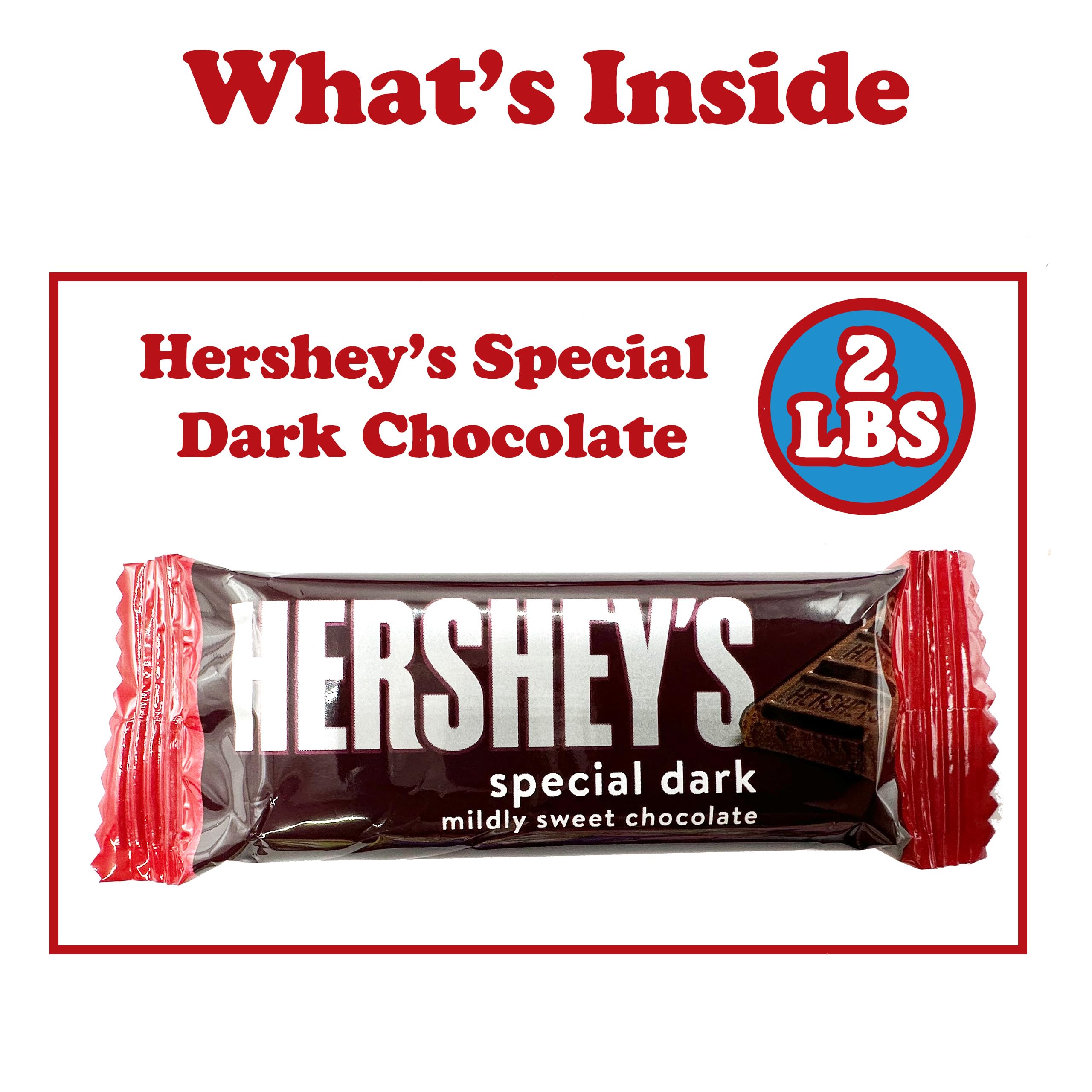 Hershey's Special Dark mini bars individually wrapped for easy snacking