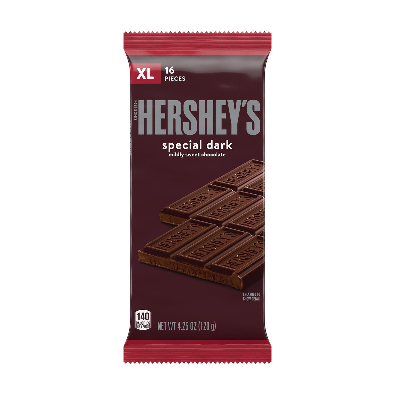 Gift-ready HERSHEY'S SPECIAL DARK XL bars for celebrations.
