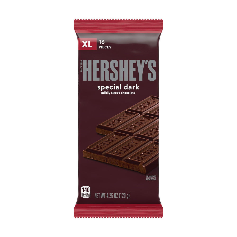 Gift-ready HERSHEY'S SPECIAL DARK XL bars for celebrations.