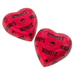 HERSHEY'S strawberry crème center in a festive chocolate heart for dessert moments.