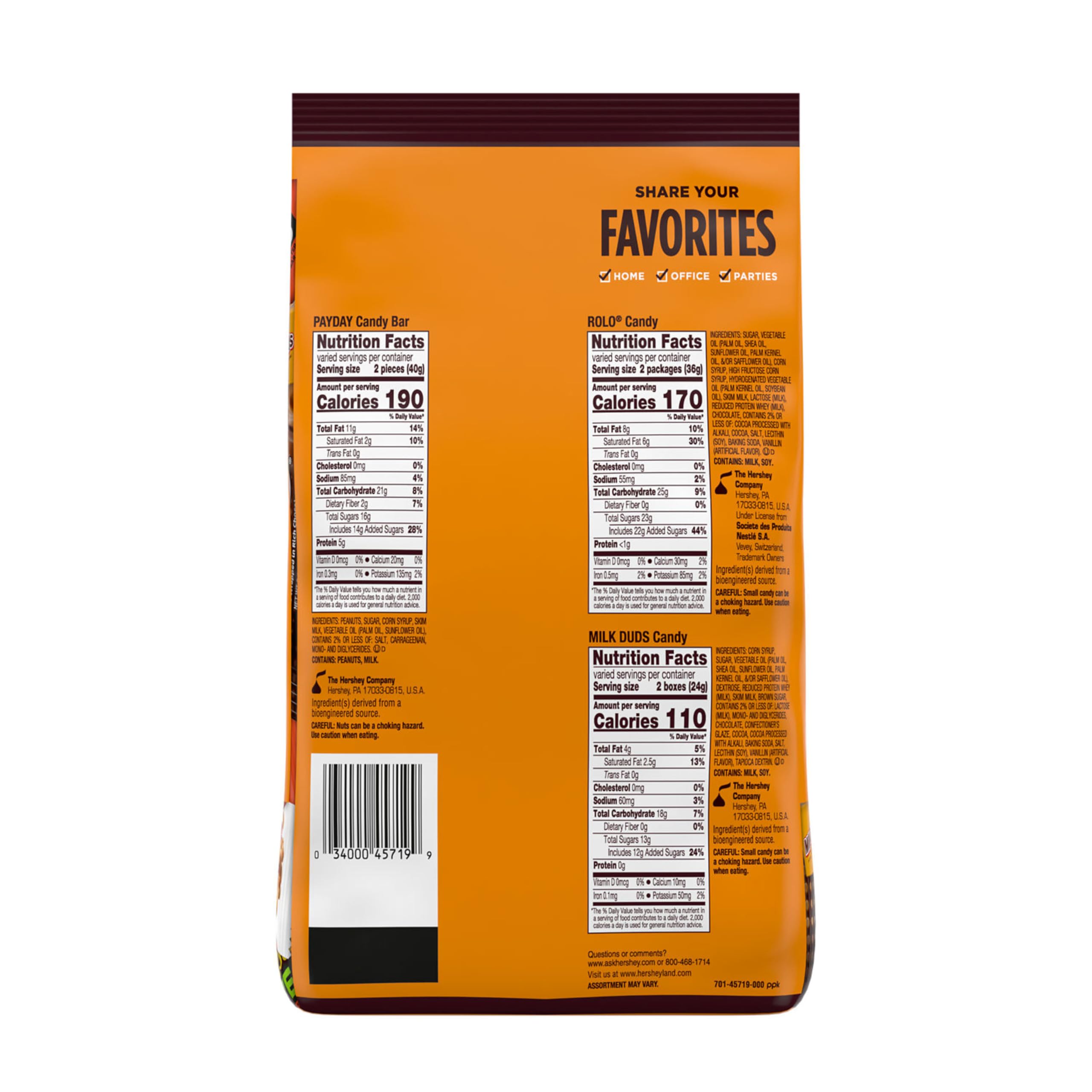 Hershey's Take 5 caramel bar bulk for convenient event snacking.
