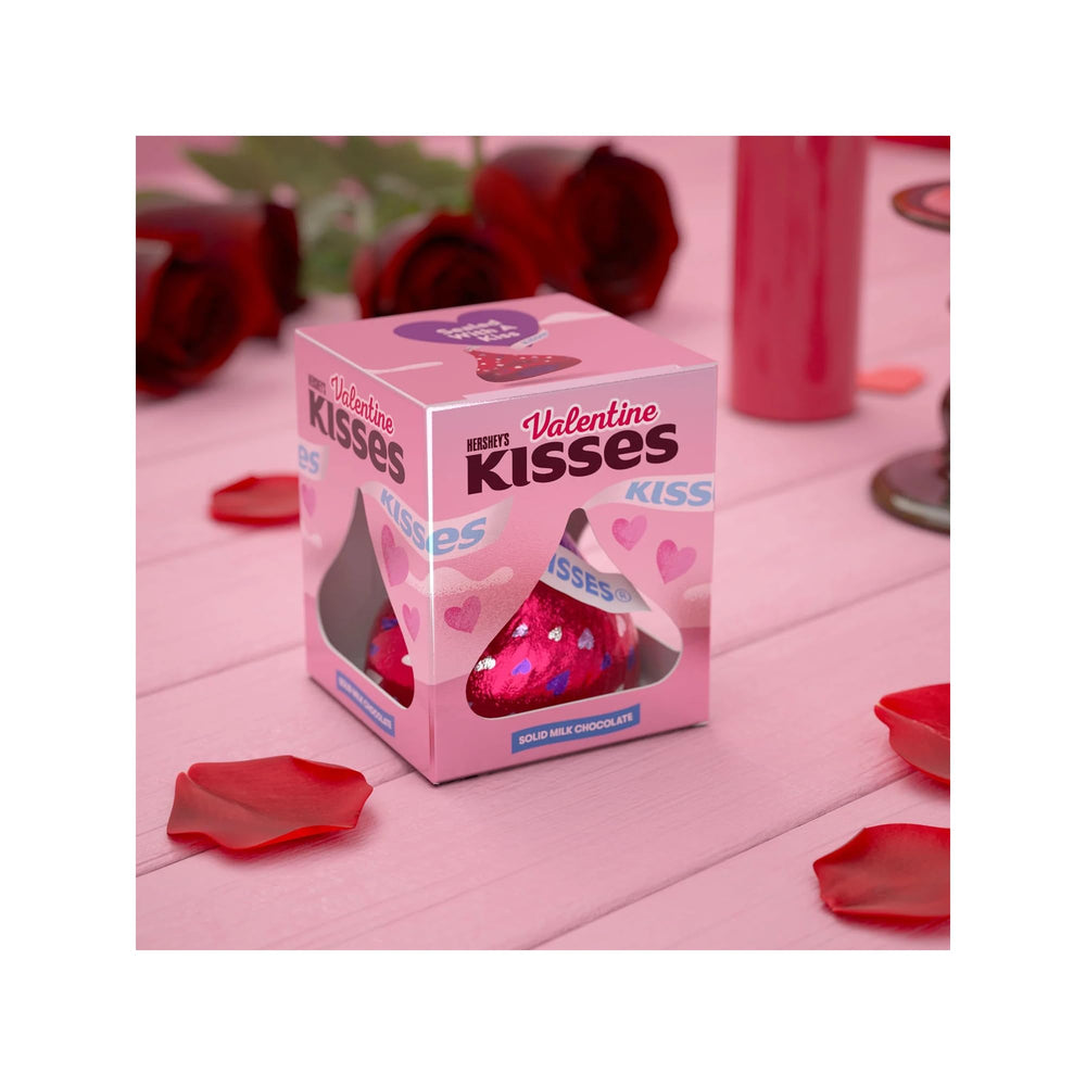 Hershey's Valentines Kisses individually wrapped for easy sharing.