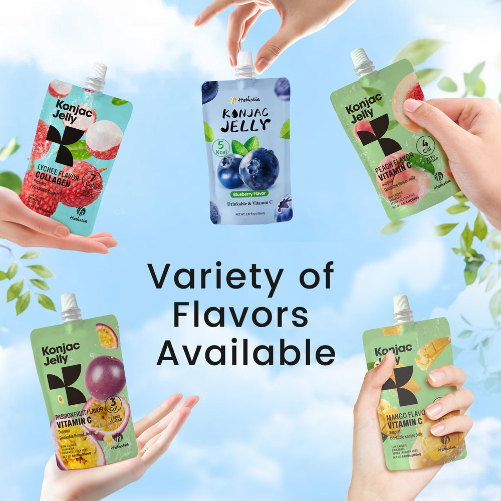 Hethstia konjac jelly mango pouch, tropical aroma and smooth texture
