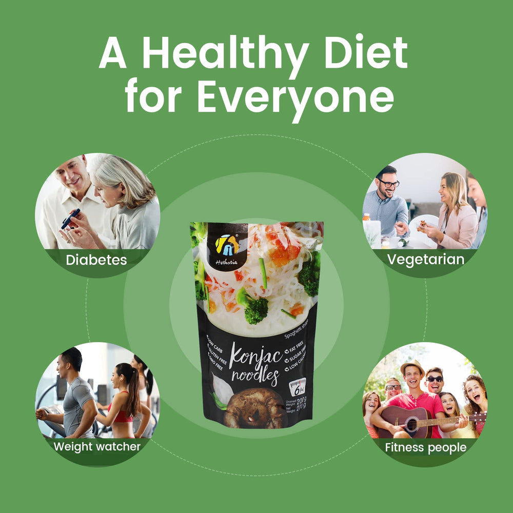 Hethstia Konjac Noodle keto low-carb option with zero net carbs