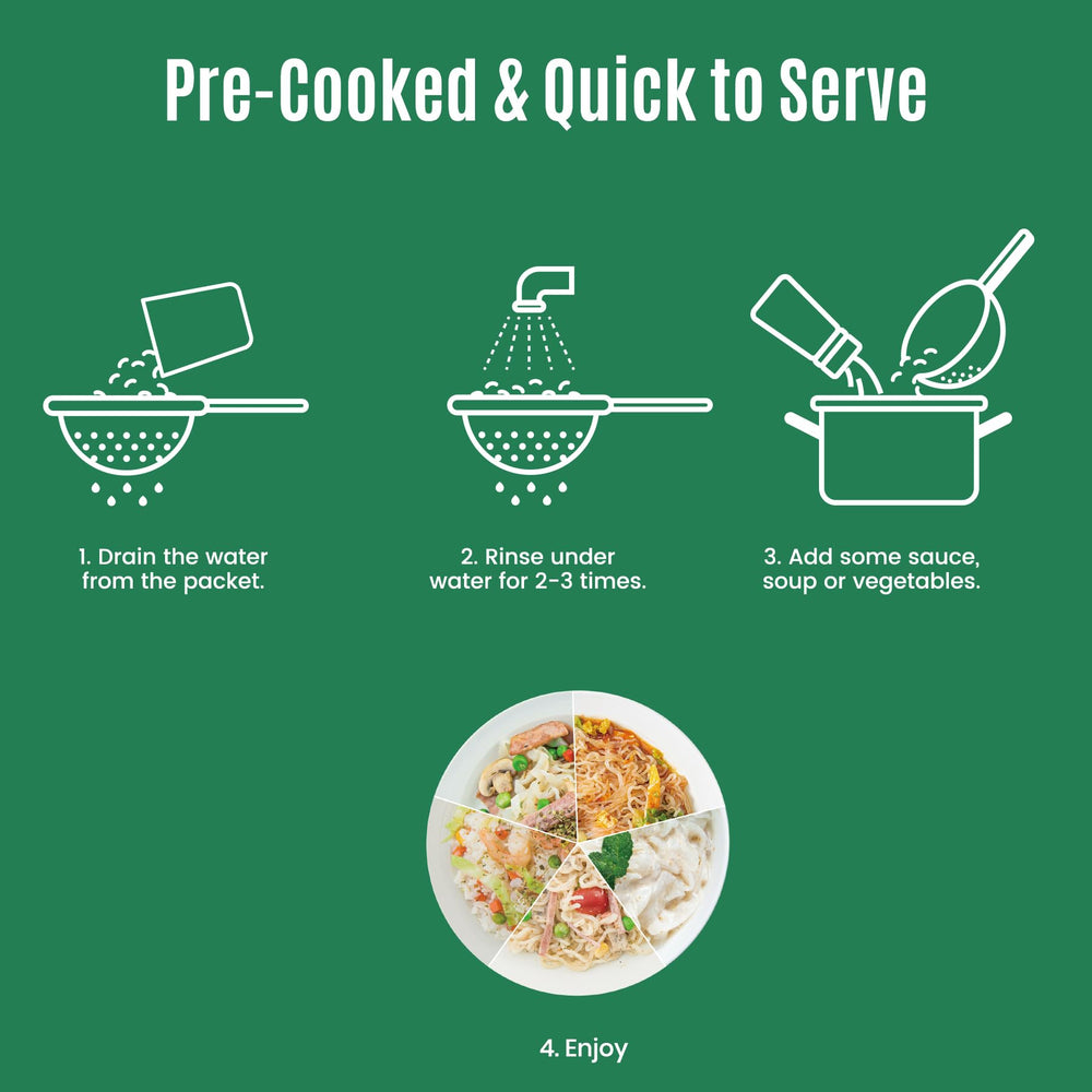 Hethstia Konjac angel hair pack pictured for light vegan dishes