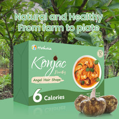 Hethstia Konjac Noodles Angel Hair in a colorful stir fry with vegetables