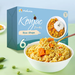 Hethstia Konjac Rice being rinsed for easy prep.