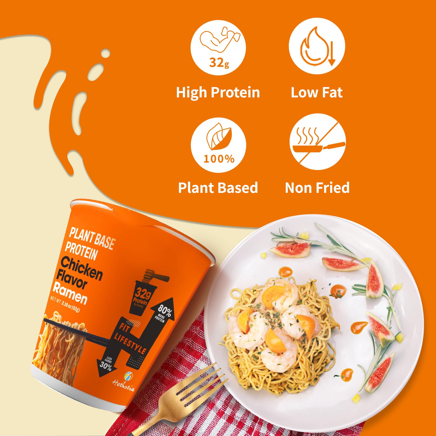 Vegetable seasoning pack adds real flavor to Hethstia ramen