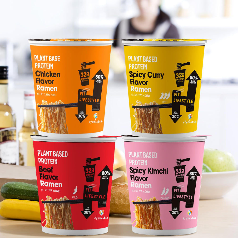 Hethstia ramen bowls non-fried, low-fat recipe for lighter meals.