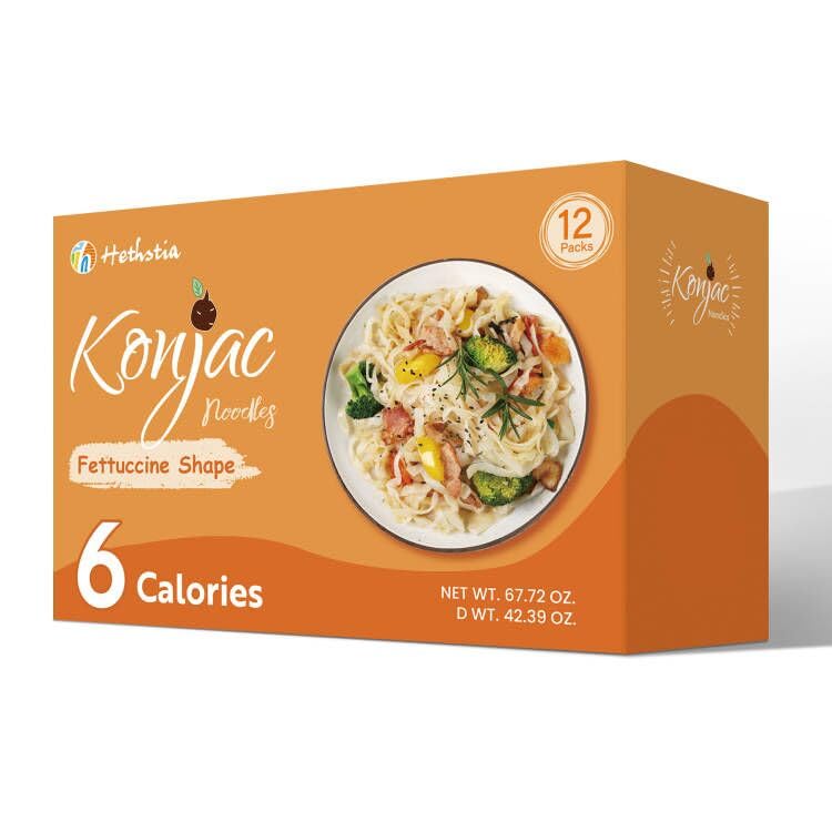 Hethstia Shirataki Noodles 12-pack for easy low-carb dinners.