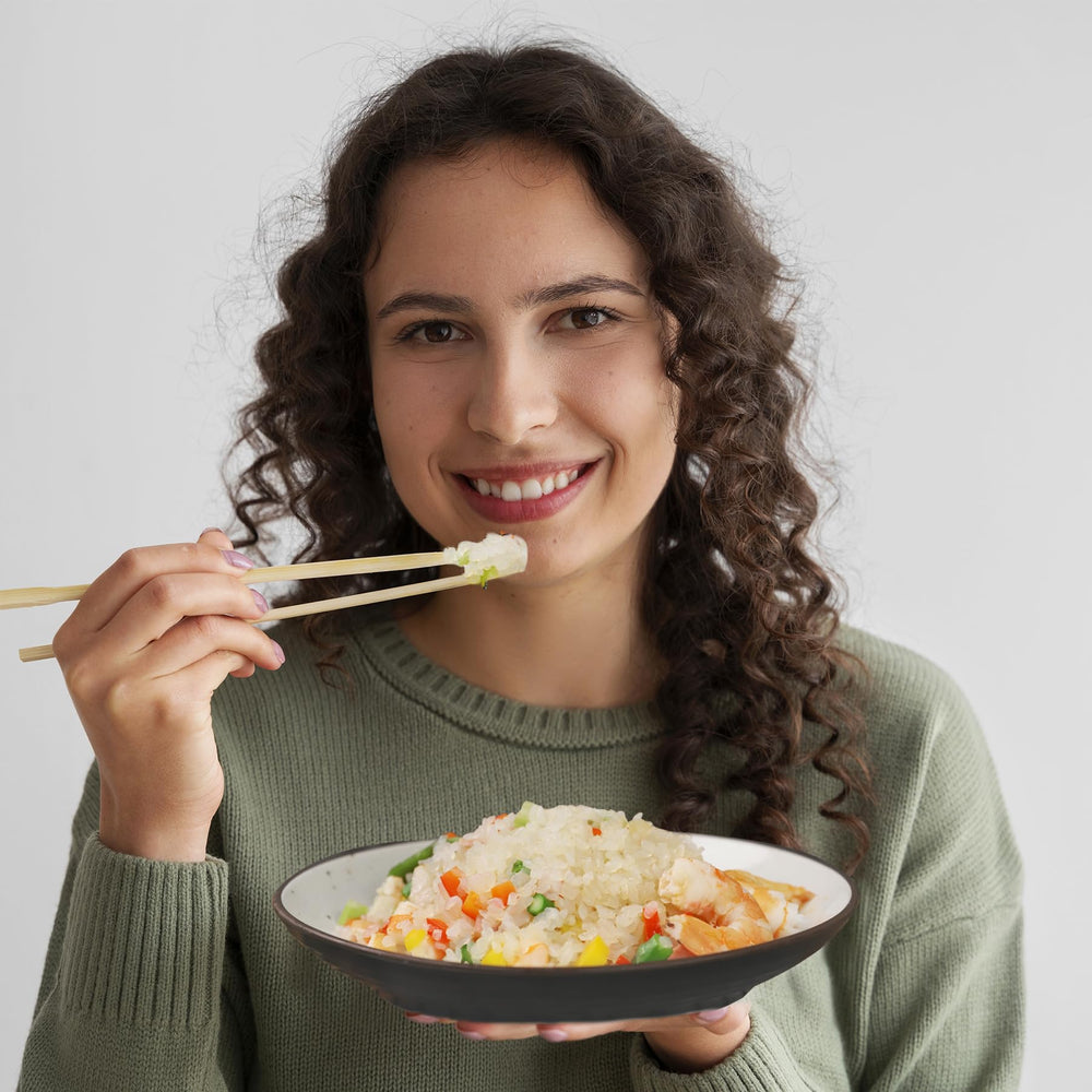 Hethstia Shirataki Rice ready-to-eat, convenient pantry staple.