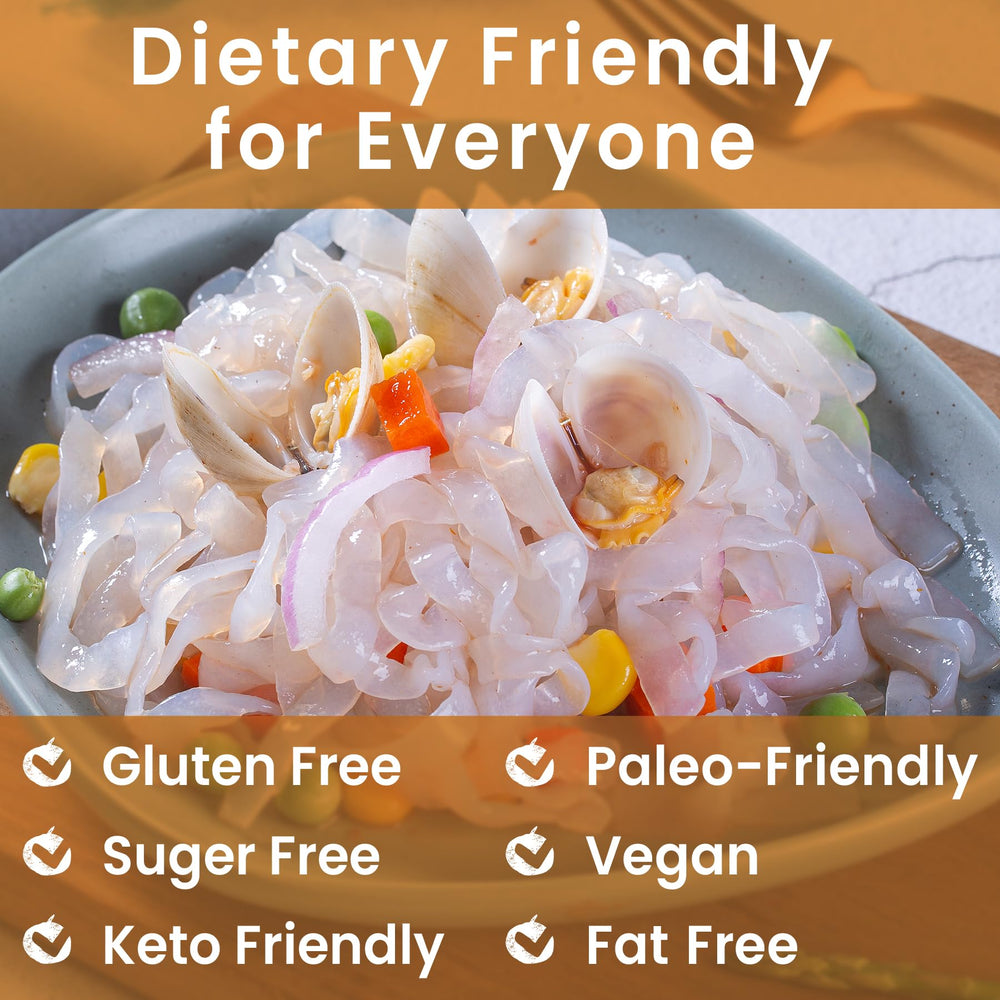 Hethstia sugar-free pasta alternative for sugar-conscious diets.