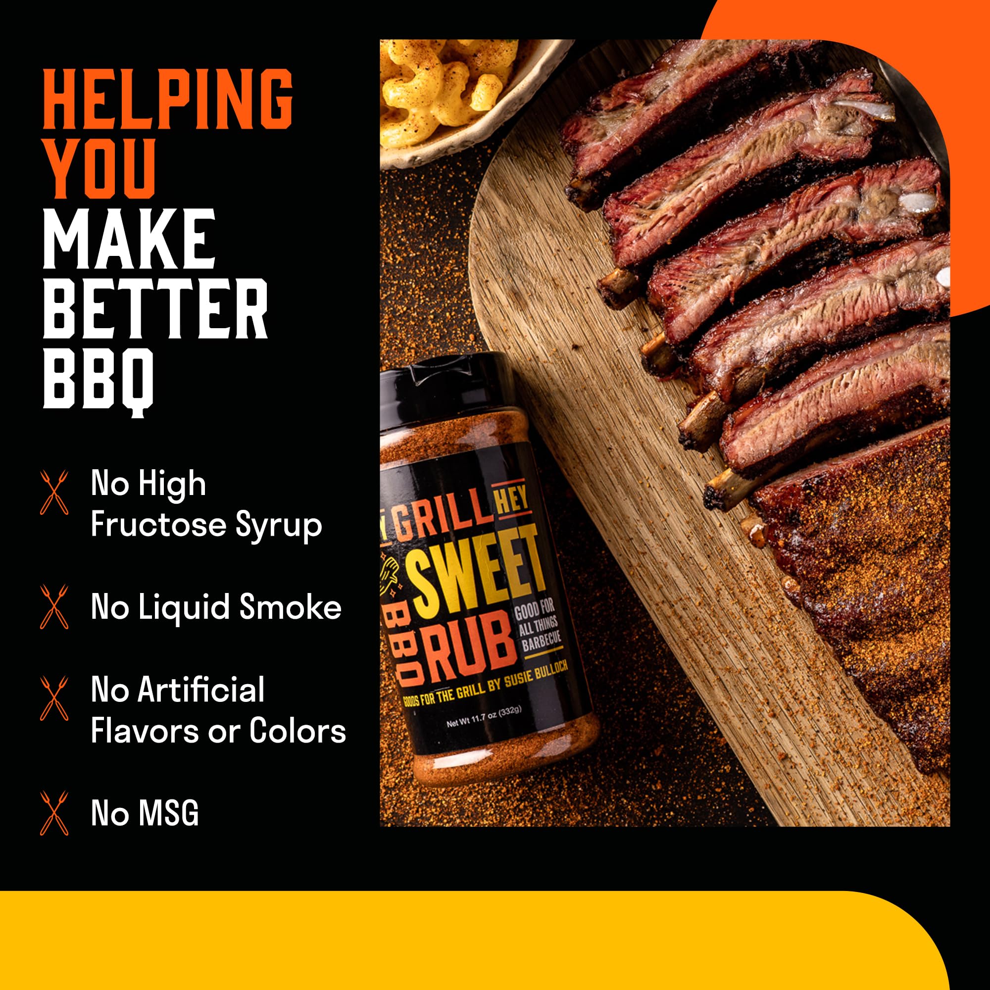 Hey Grill Hey Sweet Rub vegetables on the grill with balanced sweetness