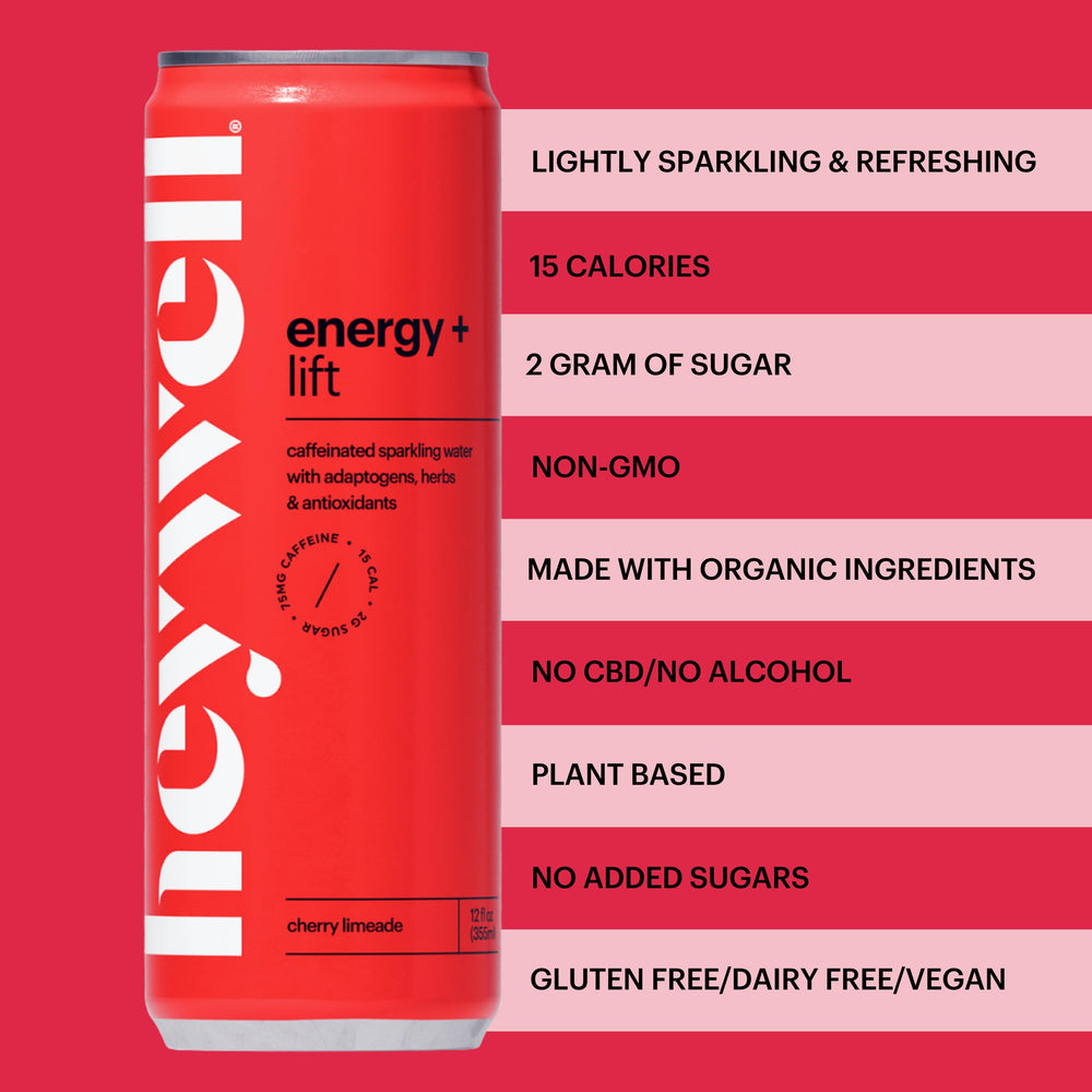 Heywell Cherry Limeade splash in a glass for a crisp pick‑me‑up
