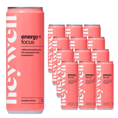 Heywell sparkling water bottle pour for focused energy and refreshment