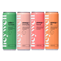 Heywell strawberry lemon sparkling water bottle bright flavor for an energy boost