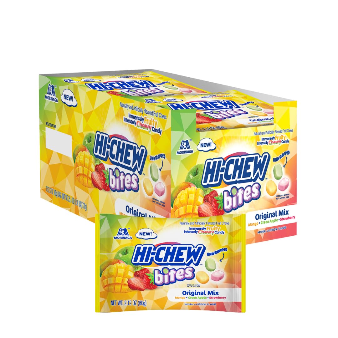HI-CHEW Bites Original Mango Pack for on-the-go snacking