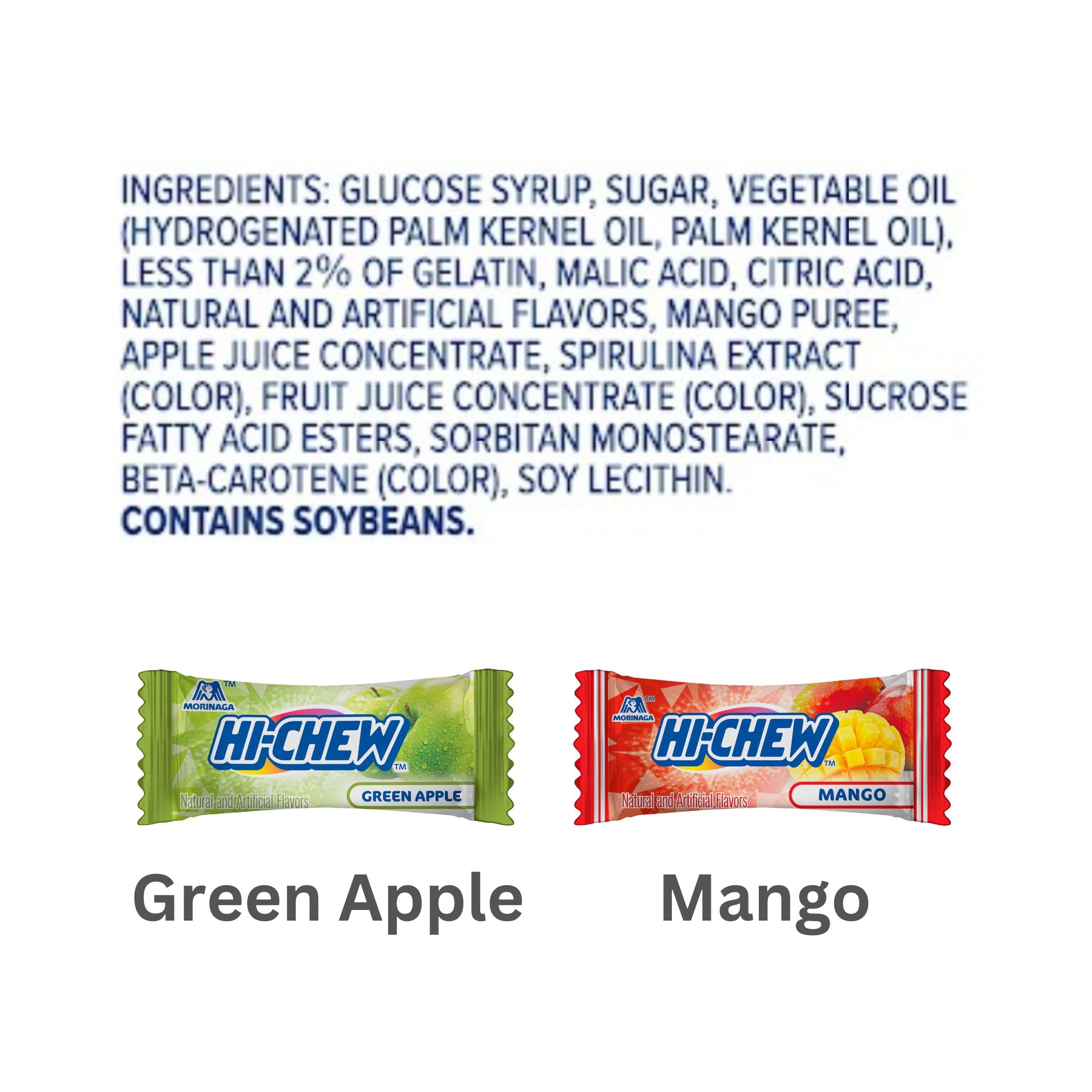 Close-up of HI-CHEW double-layer design delivering bold, long-lasting fruit flavor in every bite.