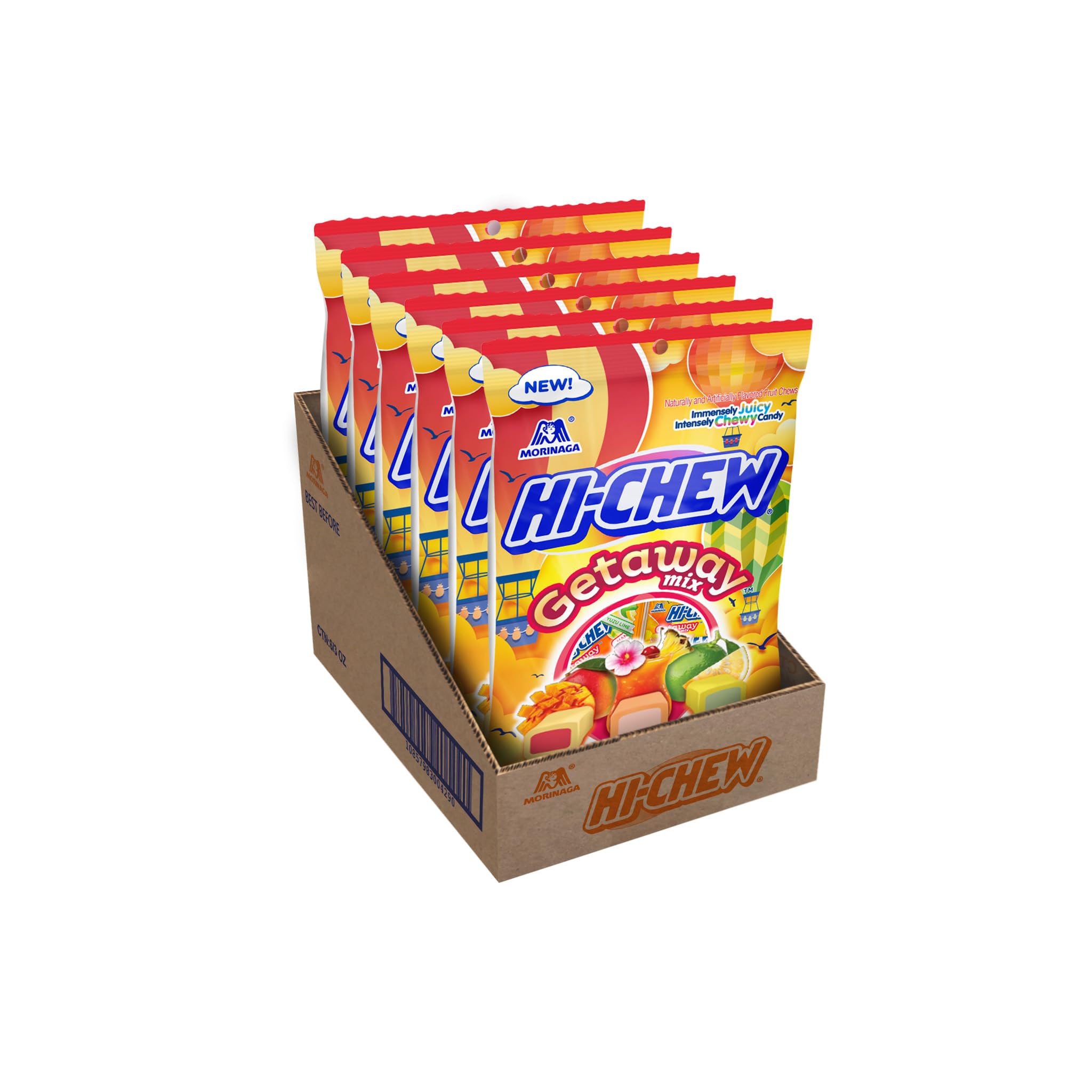 Hi-CHEW Getaway Mix yuzu lime bag offers bright citrus refreshment