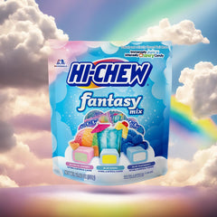 HI-CHEW Rainbow Sherbet chews offering tangy-sweet fruit flavors