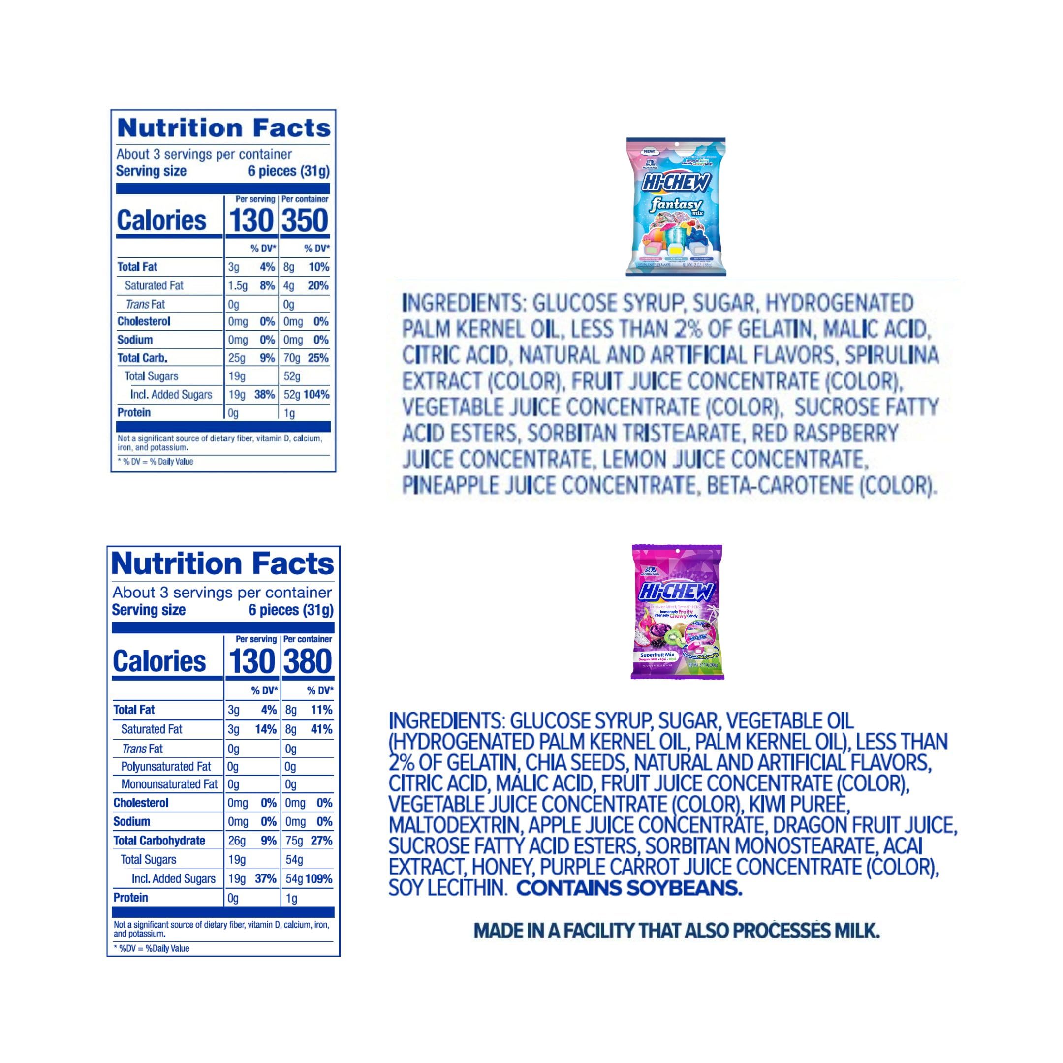 HI-CHEW sharing pack ideal for parties and gatherings