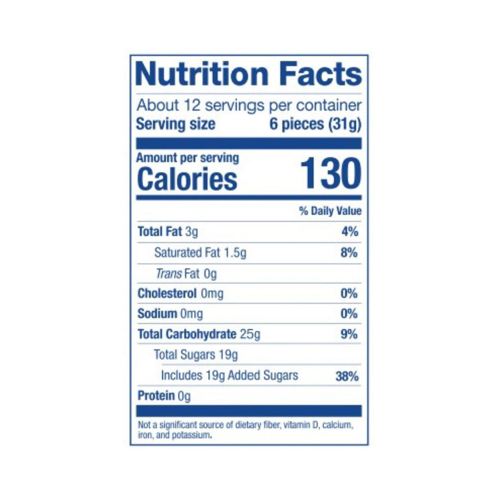 Hi-Chew soft, chewy texture delivering true fruit flavors