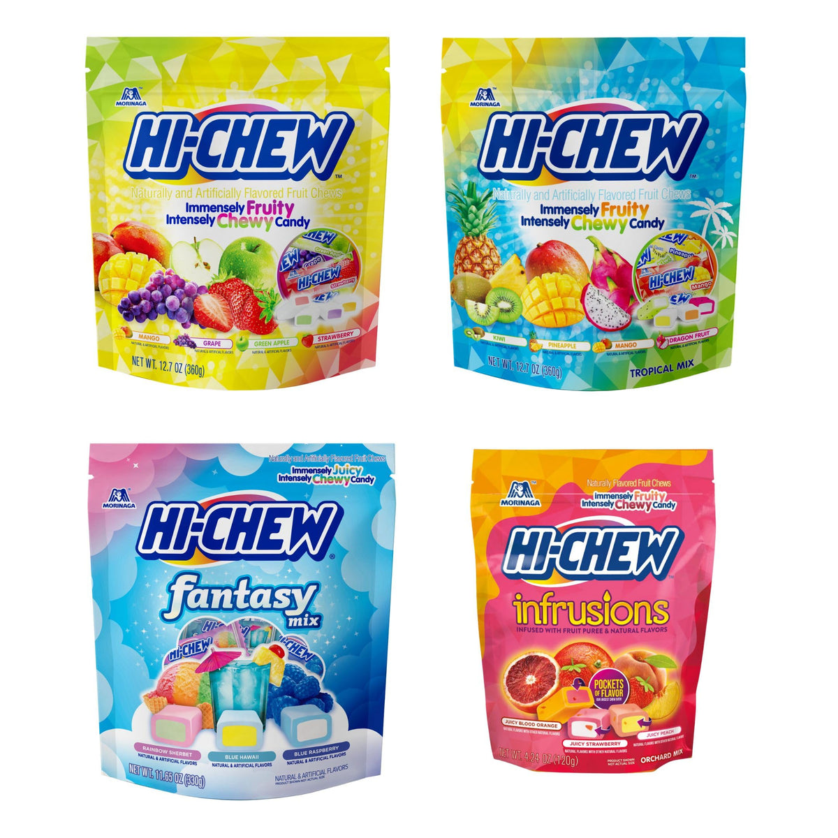 HI-CHEW Variety Mix package front, ideal for sharing at gatherings.