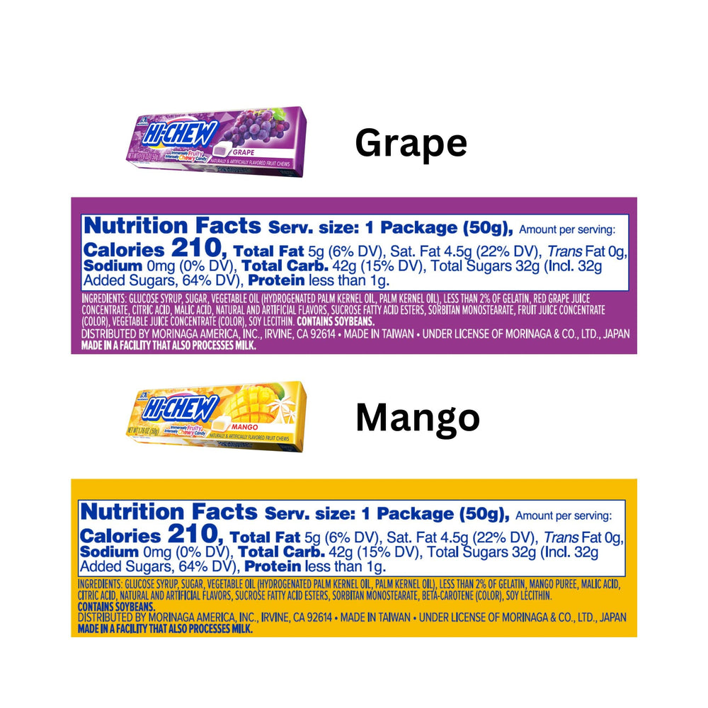Bonus HI-CHEW brand sticker included with the 8-pack.