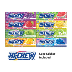 Eight-flavor HI-CHEW assortment featuring grape, strawberry, and more.