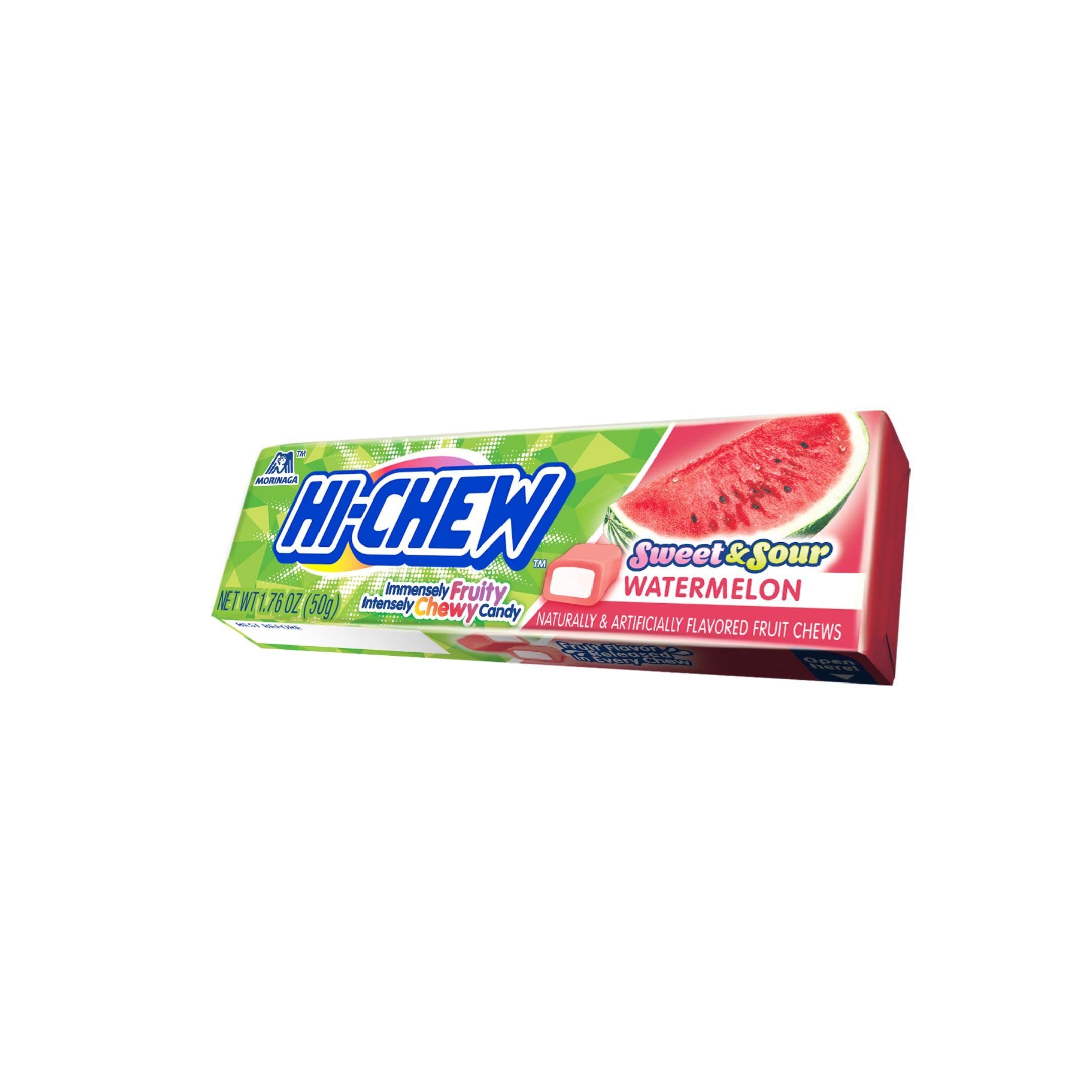 HI-CHEW Watermelon Sticks in a snack bowl ready to enjoy