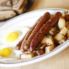 Hi Mountain Breakfast Sausage Seasoning ready to form juicy links and patties.