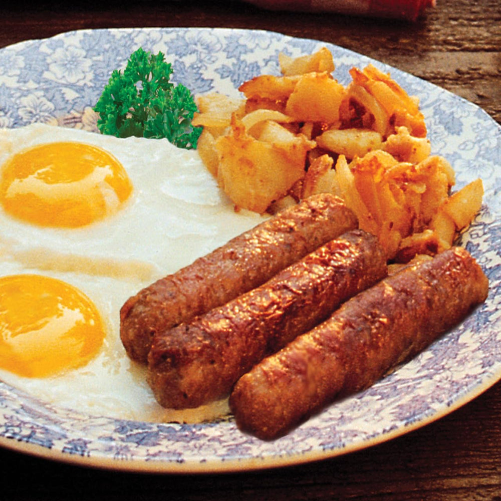 Hi Mountain Breakfast Sausage Seasoning powder close-up shows quality blend for versatile meats.