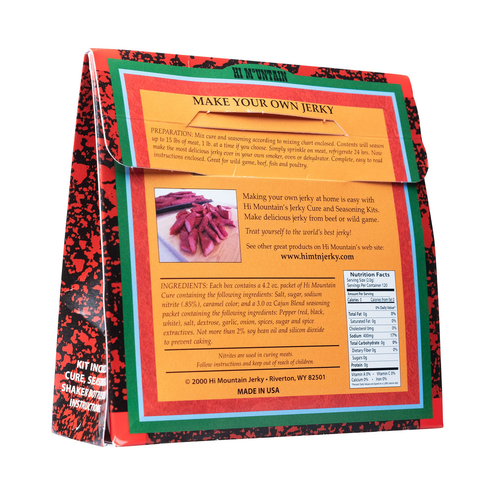 Hi Mountain Jerky Cure packet for safe meat preservation