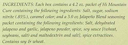 Hi Mountain Jalapeño Blend Jerky Kit ready-to-use mix for up to 15 pounds meat.