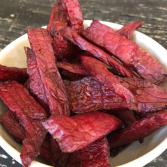 Hi Mountain Mandarin Teriyaki packet ready to flavor beef or venison.