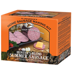 Hi Mountain Summer Sausage Seasoning Kit casings ready for homemade sausage.