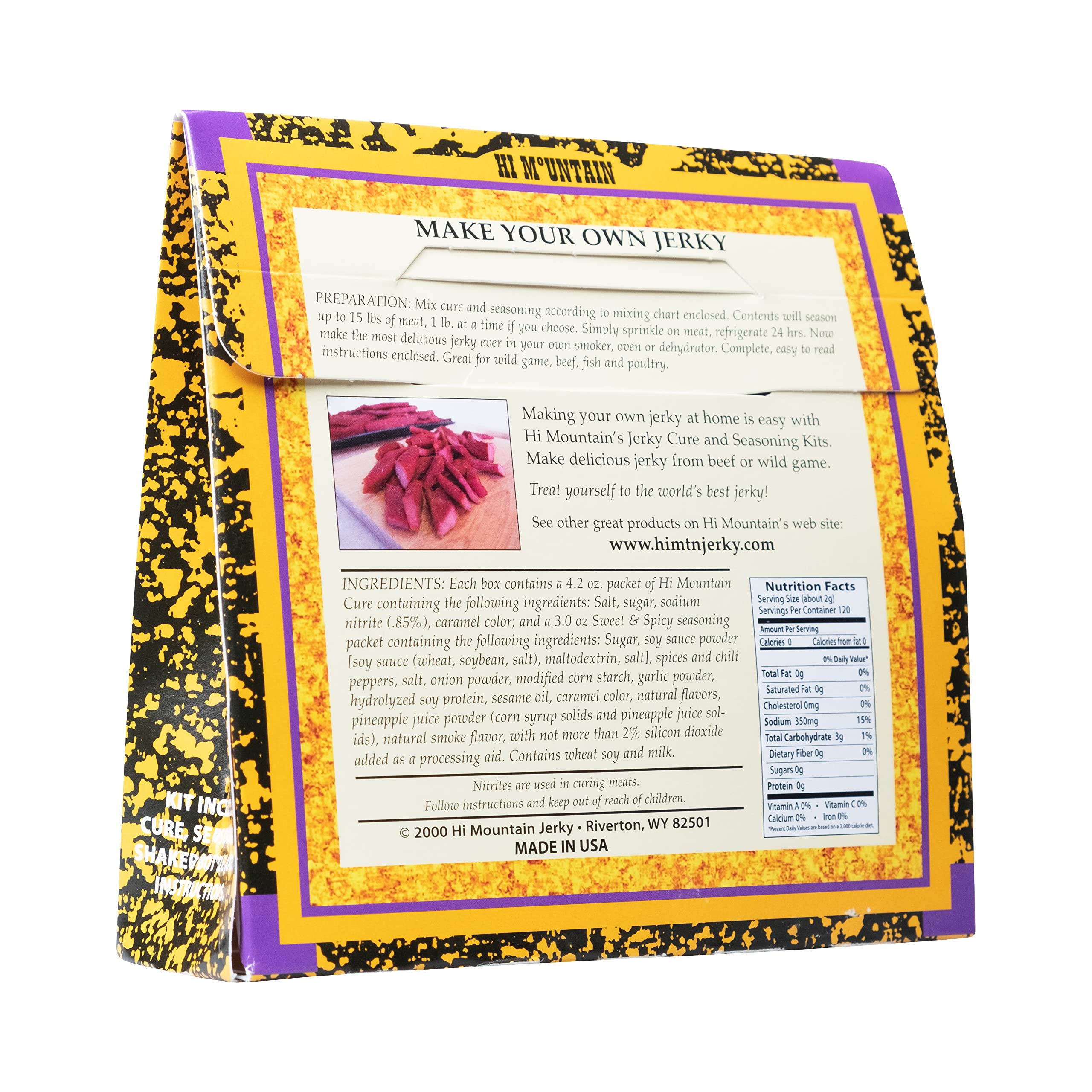 Hi Mountain Sweet & Spicy blend packet close-up highlighting bold flavor potential