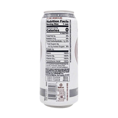 Hiball Energy Water Vanilla bottle highlighting zero calories and refreshing taste