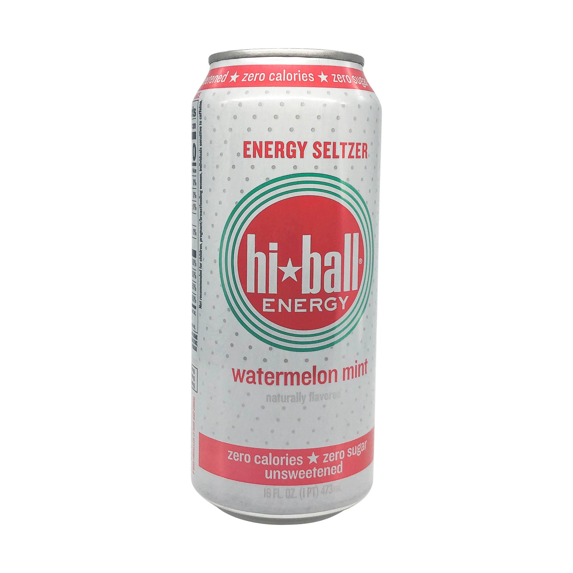 Hiball Energy Watermelon Mint glass on ice for a refreshing finish