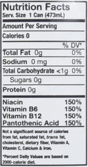 Close-up of Hiball Wild Berry label highlighting natural ingredients and no artificial additives