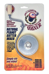 HIC Kitchen Grandpa Witmer's mixer in action blends oils back into natural peanut butter smoothly.