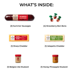 Hickory Farms Jalapeño Cheddar Blend with a mild spicy kick