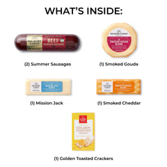 Hickory Farms Smoked Gouda Blend cheese adds rich, smoky depth to appetizers.
