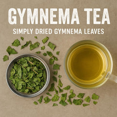 Hida Beauty Gurmar leaves in an infuser ready to steep