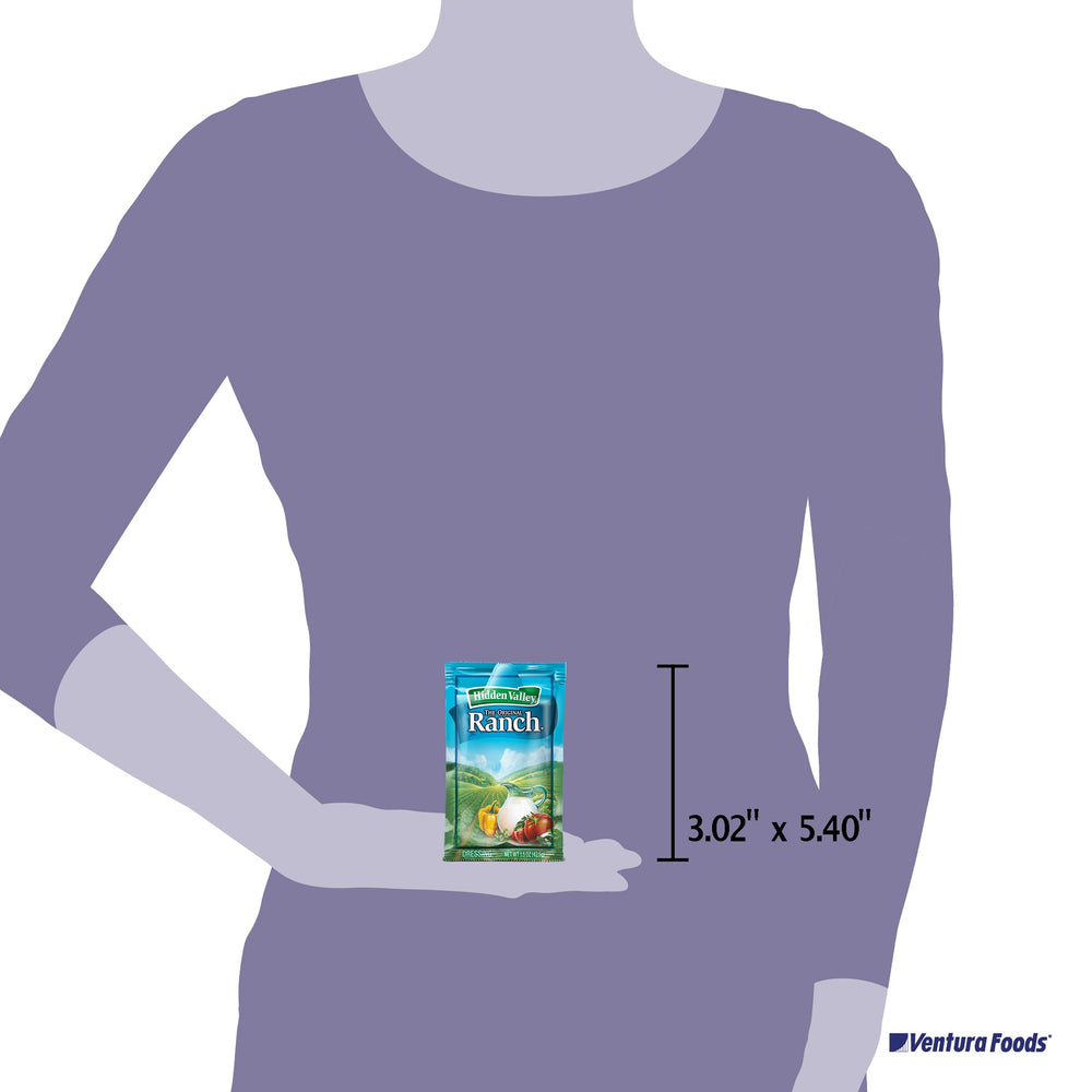Bulk ranch dressing packaging supports quick refills at meals.