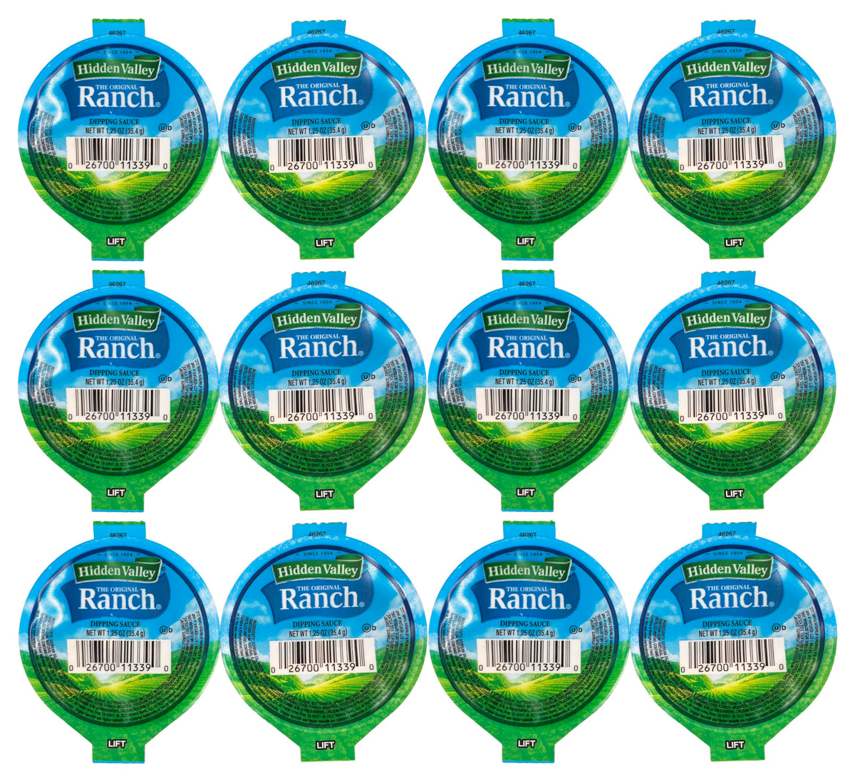 Hidden Valley Ranch dipping cups pack, ideal for grab-and-go lunches.