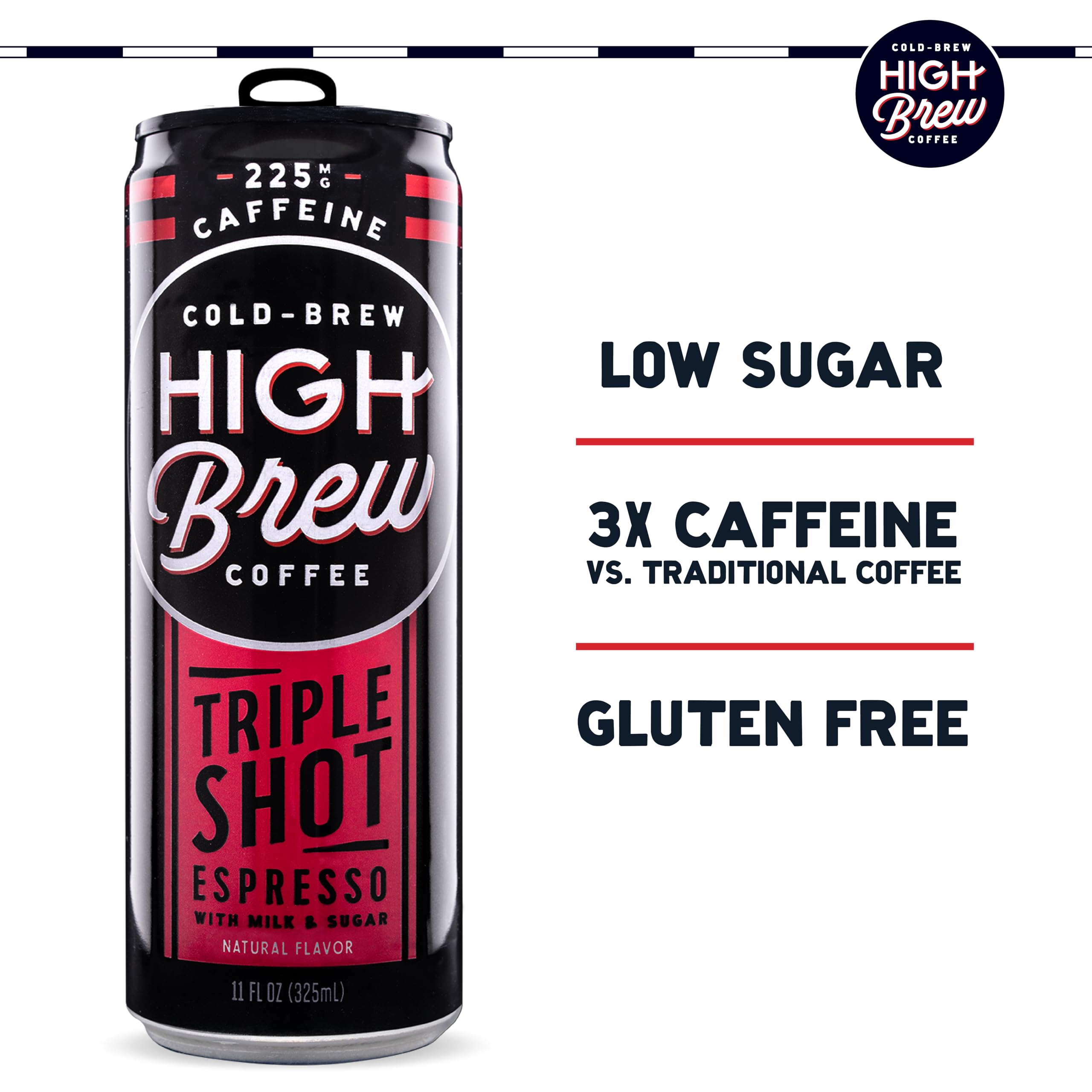 High Brew cold brew being poured into a glass for a refreshing break.