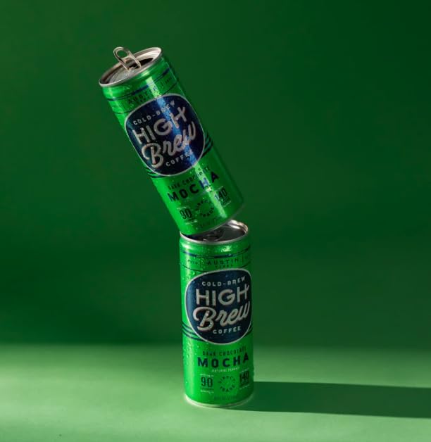 High Brew Coffee triple filtered slow brew can, smooth taste with refined finish.
